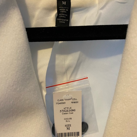 Winter / Fall coat - white - Picture 3 of 3